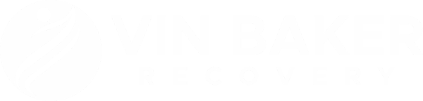 Vin Baker Recovery White Logo